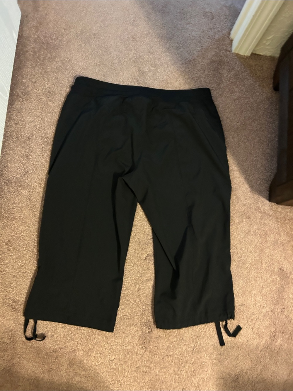 bcg Black Capri Drawstring Hem Active Pants - Picture 6 of 6